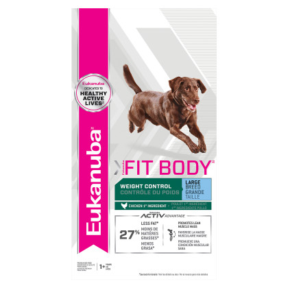 Fit Body Weight Control Large Breed Dry Dog Food | Eukanuba CA