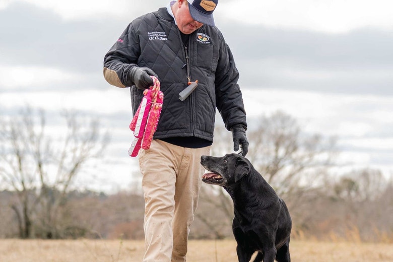 /sites/g/files/fnmzdf5906/files/2024-08/us-esd-pro-dog-trainer-al-arthur-carrying-bumpers-into-a-field-with-a-lab-walking-by-his-side.jpeg