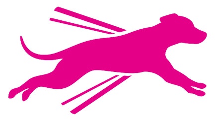 Dog running icon