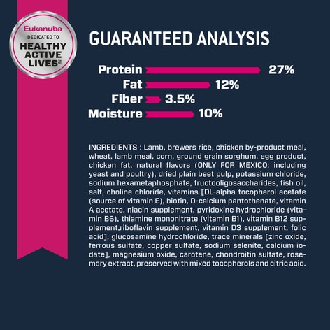 Eukanuba™ Senior - Lamb 1st Ingredient Dry Dog Food, 30 lb image 1