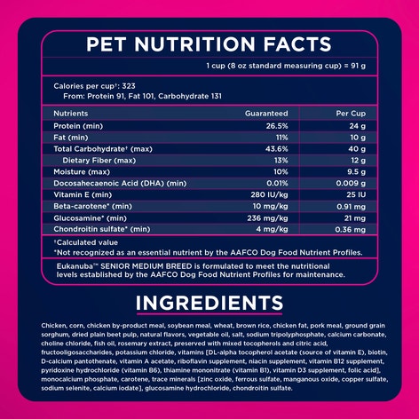 Senior Medium Breed Dry Dog Food image 1