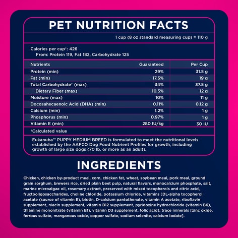 Puppy Medium Breed Dry Dog Food image 1