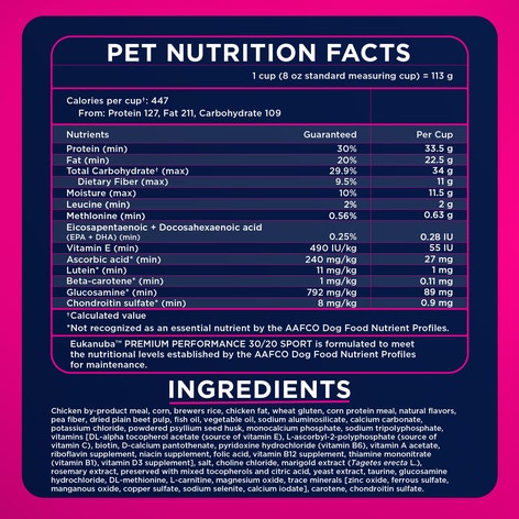 Premium Performance 30/20 Sport Dry Dog Food image 1