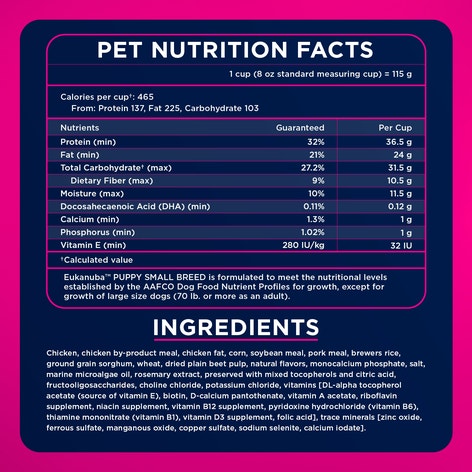 Puppy Small Breed Dry Dog Food image 1