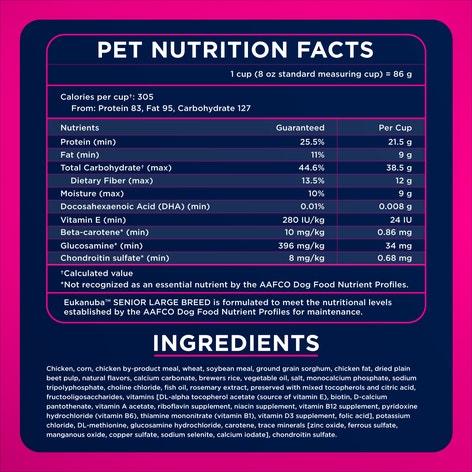 Eukanuba™ Senior Large Breed Dry Dog Food, 33 lb image 1