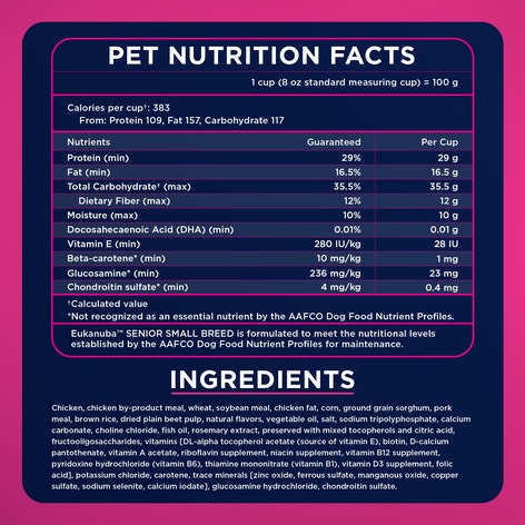 Senior Small Breed Dry Dog Food image 1