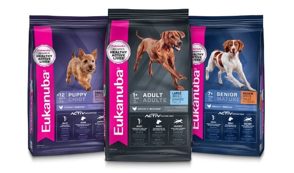Three Eukanuba Dog Food Bags