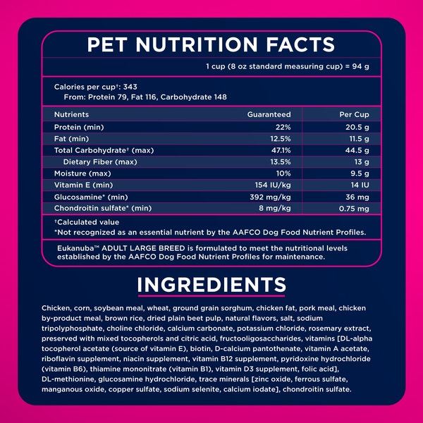 Adult Large Breed Dog Food Dry image 6