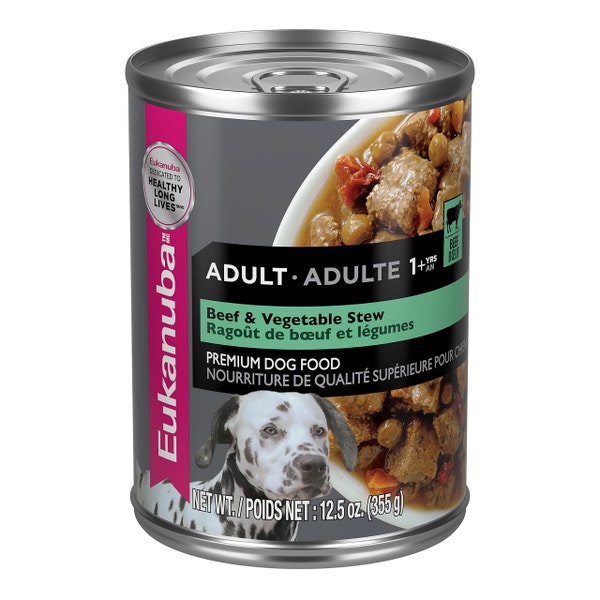 Eukanuba™ Adult Beef & Vegetable Stew Canned Dog Food, 12.5 oz, case of 12 image 1