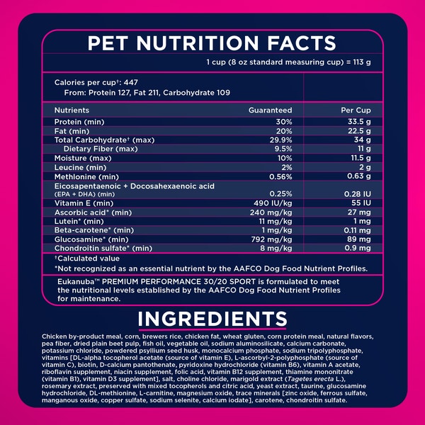 Premium Performance 30/20 Sport Dry Dog Food image 6