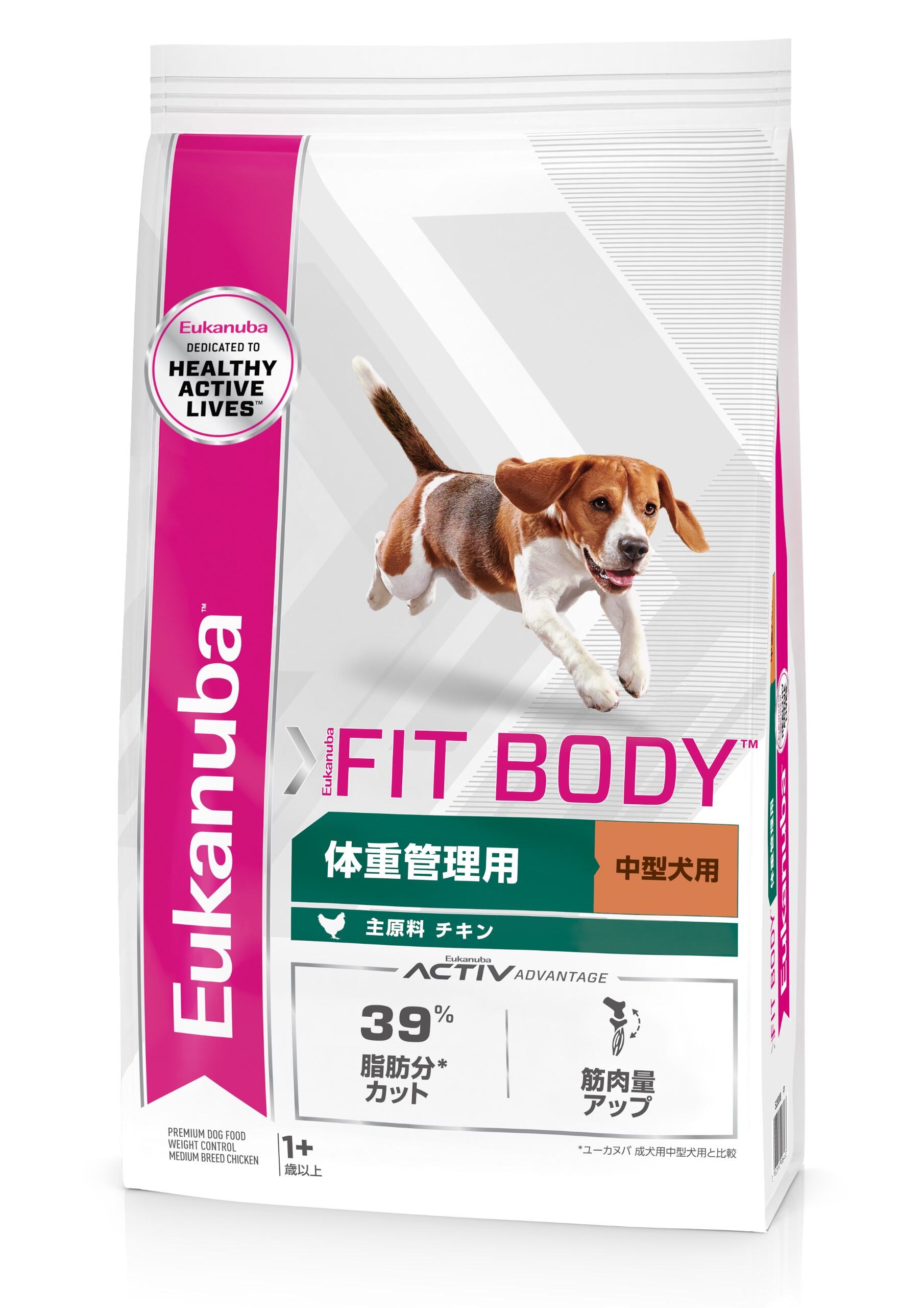 Eukanuba FIT BODY 体重管理中型犬用 15kg ミディアム フィット ボディ