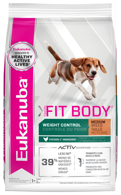 Fit Body Weight Control Medium Breed Dry Dog Food